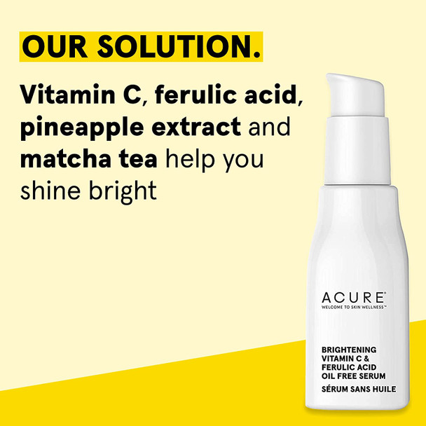 ACURE Bright. Vit C & Ferulic Acid Serum 30ml