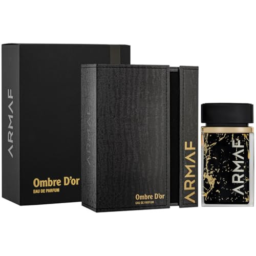 Armaf Ombre D Or Spicy Floral Woody Eau De Parfum Spray Long-Lasting Fragrance For Unisex 2.5 Ounce / 75 Ml