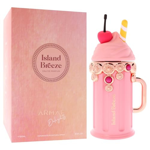 Armaf Island Breeze Fruity Floral Musky Eau De Parfum Spray Long-Lasting Fragrance For Women 3.4 Ounce / 100 Ml