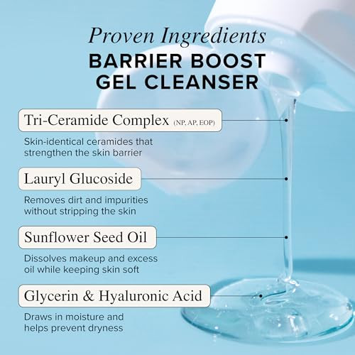 Asterwood Naturals Barrier Boost Cleansing Gel 5.29 Fl Oz + Triple Repair Cream
