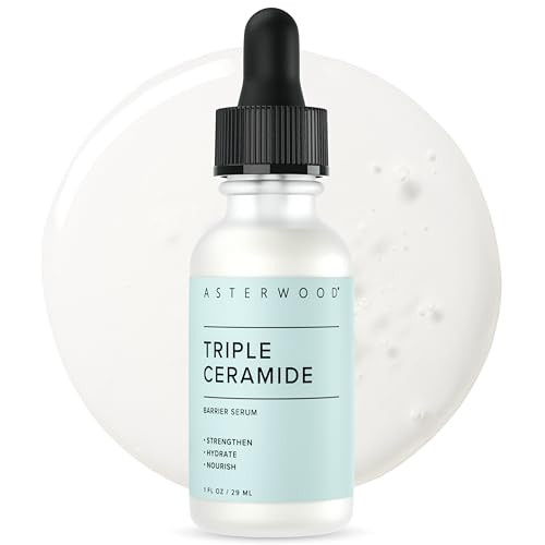 Asterwood Triple Ceramide Serum 1 Oz + Hyaluronic Acid Moisturizer