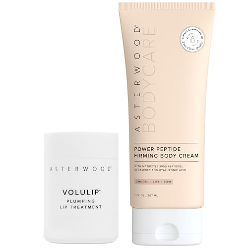 Asterwood Naturals Hyaluronic Acid Lip Treatment + Body Peptide Cream
