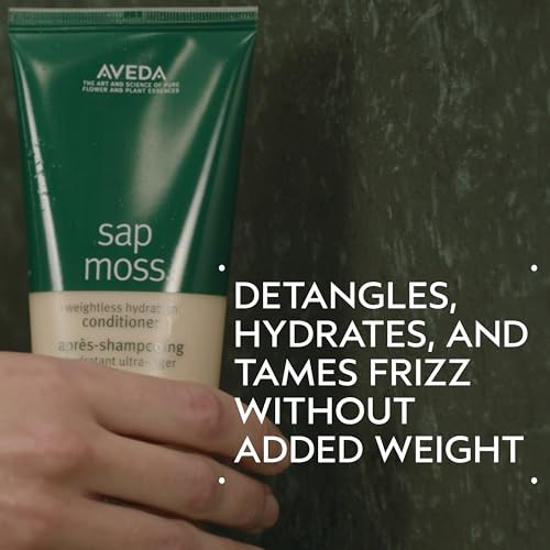 Aveda Sap Moss Weightless Hydration Conditioner Hydrates Detangles Fights Frizz Silicone Conditioner For Normal To Dry Hair 98% Naturally Derived 6.7 Fl Oz