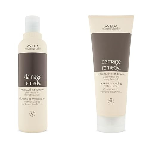 Aveda Damage Remedy Restructuring Shampoo & Conditioner Duo Strengthens Damaged Hair Helps Prevent Breakage With Quinoa Protein