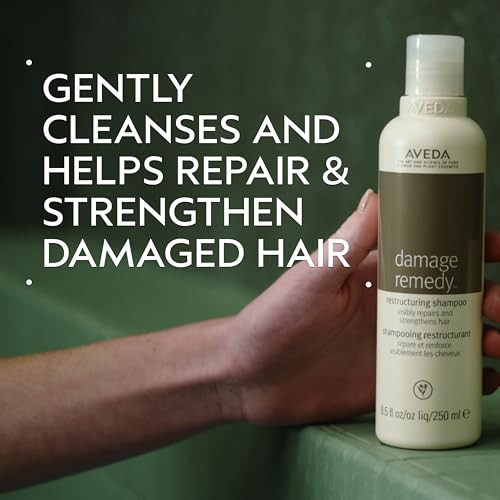 Aveda Damage Remedy Restructuring Shampoo For Damaged Hair Repairs And Strengthens Damaged Hair With Quinoa Protein 92% Naturally Derived 8.5 Fl Oz