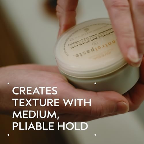 Aveda Control Paste Hair Pomade Adds Texture And Medium Pliable Hold For All Hair Types Aroma Of Ylang Ylang Clove Clary Sage 2.5 Ounce
