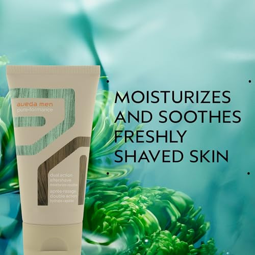 Aveda Men Pure-Formance Dual Action Aftershave 2-In-1 Aftershave & Moisturizer With Spearmint For All Skin Types 97% Naturally Derived 2.5 Fl Oz