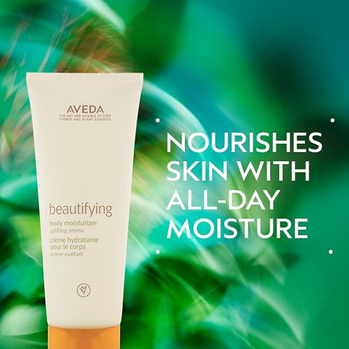 Aveda Beautifying Body Lotion Rich Body Creme With Organic Shea Butter Uplifting Aroma Of Rosemary Organic Lavender & Bergamot 6.7 Fl Oz