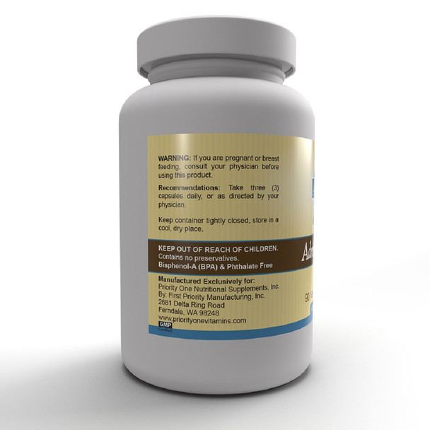 Priority One Adrenal Support 90 Vegetarian Capsules
