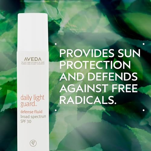 Aveda Daily Light Guard Defense Fluid Broad Spectrum Spf 30 Mineral Face Sunscreen Uva/Uvb Protection 1 Fl Oz
