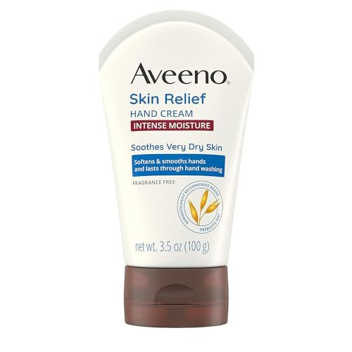 Aveeno Active Naturals Skin Relief Hand Cream - 3.5 Oz Pack Of 4