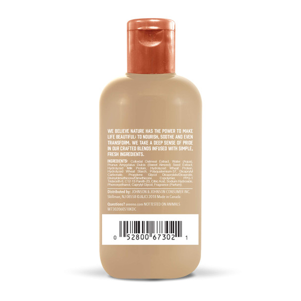 Aveeno Farm-Fresh Oat Milk Leave-In Hair Conditioner Treatment Lightweight Moisturizer For Dry Damaged Hair Safe For Color-Treated Hair Sulfate Paraben & Dye-