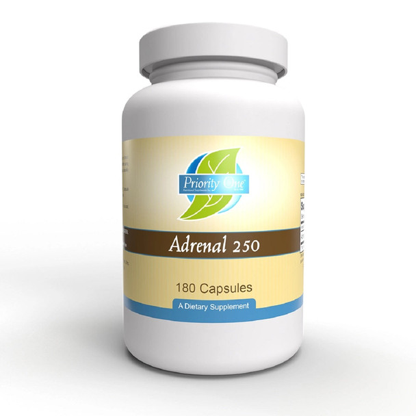 Priority One Adrenal 250mg 90 Capsules