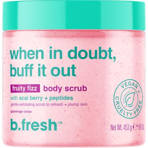 B.Tan When In Doubt Buff It Out - Fruity Fizz Body Scrub