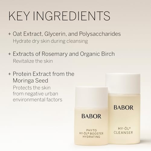 Babor Hy-Ol & Phyto Hy-Ol Booster Hydrating Travel Size Skincare Kit Cleansing Oil And Hydrating Cleanser Skincare Set