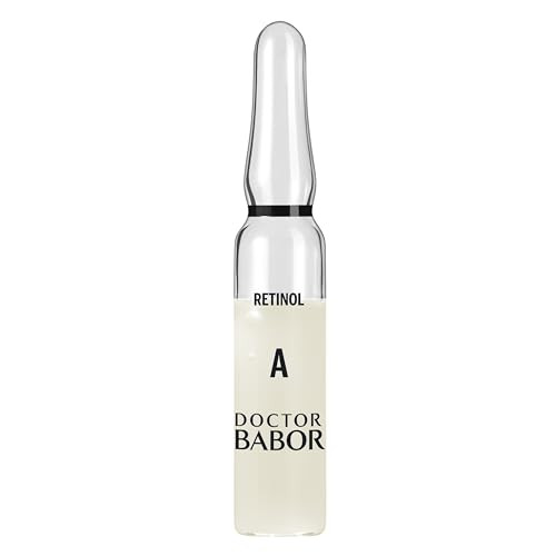 Doctor Babor Renewal Ampoules Serum Concentrate For Face With Anti-Ageing Effect Finer And Smoother Skin Encapsulated Retinol With Bakuchiol And Tripeptide Vegan Formula 7 X 2 Ml