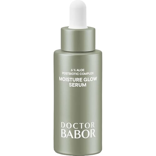 Babor Microbiomic Moisture Glow Serum Probiotic Face Serum With Light Reflecting Pigments To Give Skin Radiant Glow Hyaluronic Acid & Aloe Vera For Plump Moisturized Skin 1 Oz