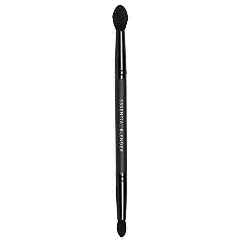 Bareminerals Essential Blender Dual-Ended Eye Brush Tapered Edge Eyeshadow Brush To Blend Pointed End To Diffuse Edges Synthetic Fibers Vegan