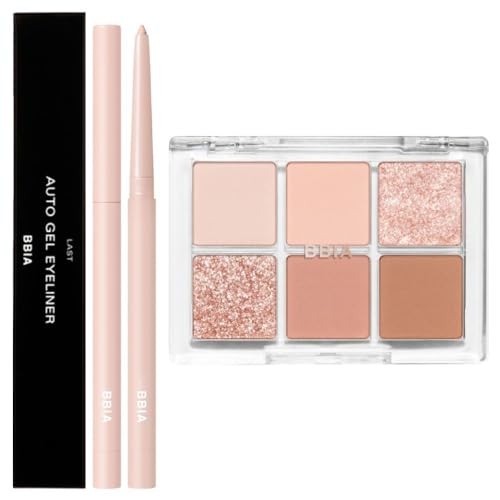 Bbia Bbia Last Auto Gel Eyeliner (11 Linen Beige) + Ready To Wear Eye Palette (01 Nude Blush) Bundle Set