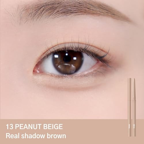 Bbia Bbia Last Auto Gel Eyeliner (13 Peanut Beige) + Ready To Wear Eye Palette (01 Nude Blush) Bundle Set
