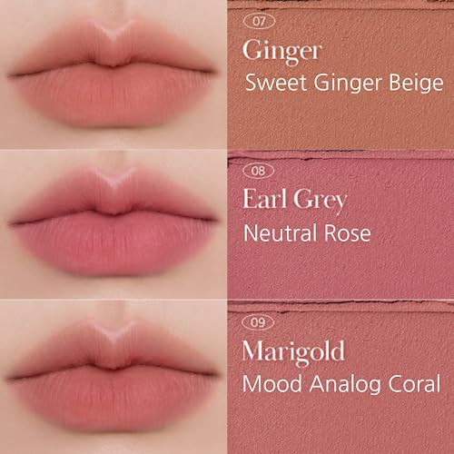Bbia Bbia Last Powder Lipstick (08 Earl Grey) + Over Glaze Stick (02 Candy Glaze) Bundle Set