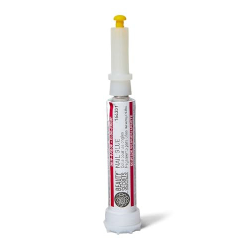 Beauty Secrets Drip & Clog Proof Nail Glue Bundled With Nail Polish Thinner 4 Fl Oz. By Beauty Secrets