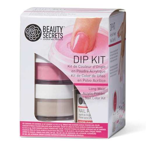 Beauty Secrets Dip Kit Powder Acrylic Nail Color System