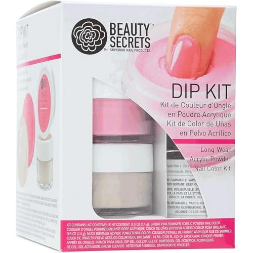 Beauty Secrets Dip Kit Powder Nail Color System California Only Easy Application Longlasting Odorfree No Light Required