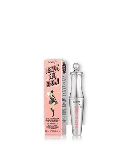 Benefit Ready Set Brow 24 Hour Invisible Shaping And Setting Clear Gel For Brows 0.23 Ounce