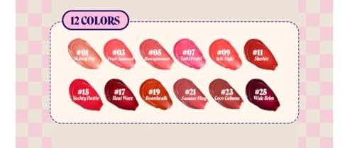 Benefit Splashtint Moisturizing Dewy Lip Tint 1 Skinny Dip (Soft Peach) 0.2 Ounce