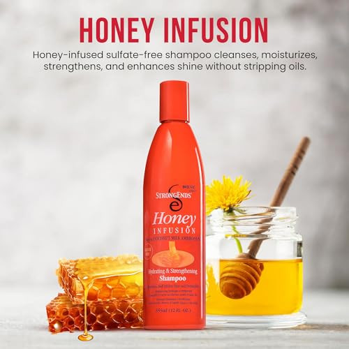Biocare Strongends Honey Infusion Hydrating & Strengthening Shampoo With Coconut Milk Ambrosia