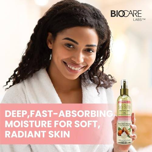 Biocare Body Butter Youthful Skin Oil With Cocoa Butter & Shea Butter Infused With Vitamin E 6 Oz