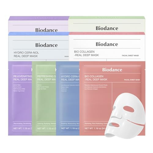 Biodance Multi-Care Experience Kit: Caviar Pdrn Bio Collagen & Ceramide Panthenol & Sea Kelp Mask Dicovery Bundle All-In-One Korean Skin Care Skin Care Set