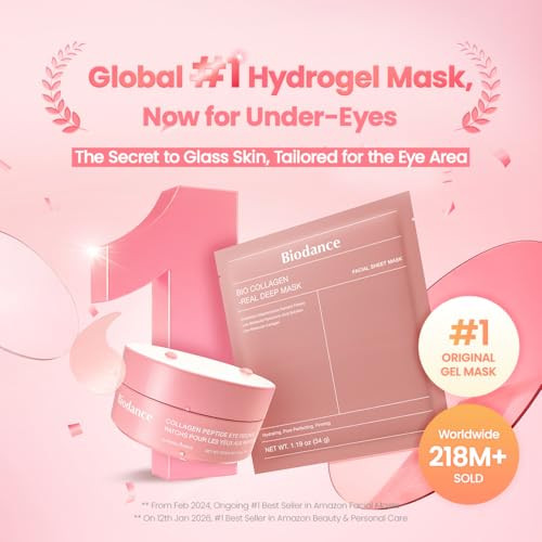 Biodance Collagen Boosting Set: Collagen Peptide Serum & Eye Patches Plumping Anti Wrinkle Set Quick Morning Routine For Puffy Eyes Smile Lines Glass Skin Base Skin Care Set