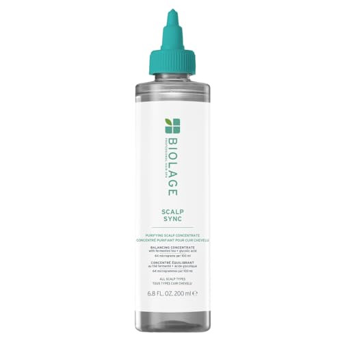 Biolage Scalp Sync Purifying Concentrate - Exfoliating & Clarifying Dry Scalp Treatment Refreshing & Reinvigorating Fermented Tea Blend & Glycolic Acid