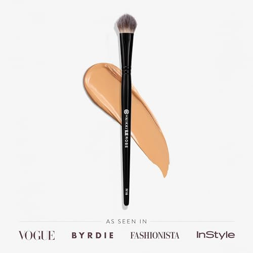 Bk Beauty - Nikki La Rose N16 Pro Concealer Brush Precision Blending For Under-Eye & Spot Concealing Flawless Coverage Without Streaks