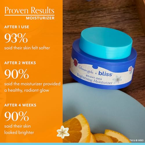 Bliss Gilmore Girls X Bliss Bright Idea Vitamin C Skincare Duo With Brightening Serum For Dark Spots And Brightening Plumping Daily Moisturizer