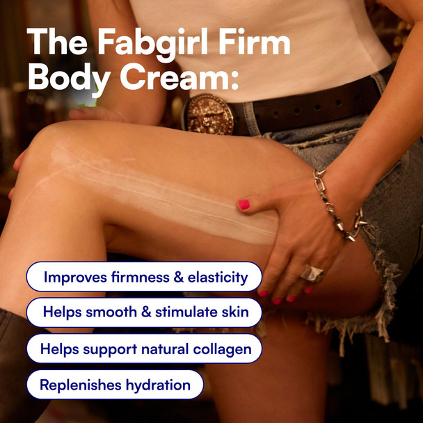 Bliss Fabgirl Firm Body Firming & Contouring Cream Hydrating Skin Tightening Lotion With Collagen Amino Acids Caffeine & Niacinamide - Improves Elasticity Smoothness & Texture-For All Skin Types