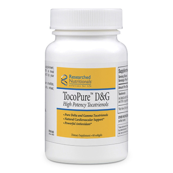 Researched Nutritionals TocoPure DG 60 Softgels