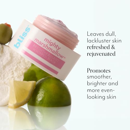 Bliss Mighty Marshmallow Mask And Pumpkin Powerhouse Mask Bright And Smooth Skin Facial Duo