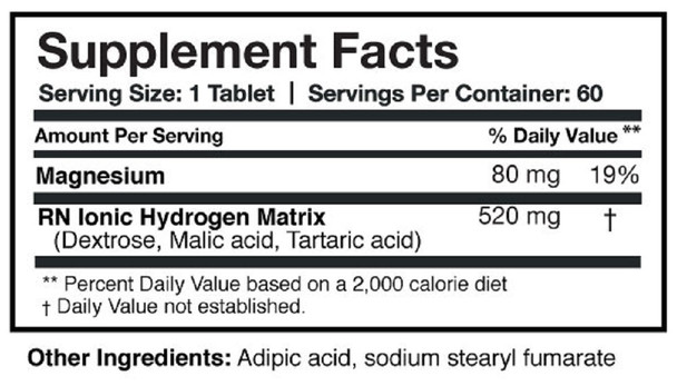 Researched Nutritionals H2 Absorb 60 Tablets