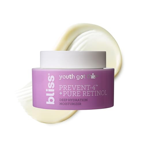 Bliss Youth Got This Retinol Moisturizer And Micro Magic Microdermabrasion Facial Scrub - Diminish Fine Lines & Tighten Pores - Vegan Cruelty-