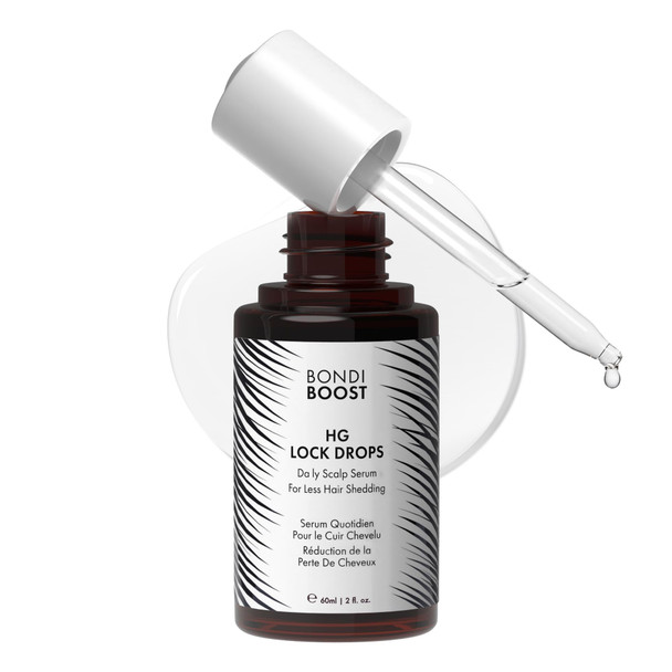 Bondiboost Hg Lock Drops Daily Hair Serum (60Ml) Non-Greasy Reduces Hair Thinning Stimulates Scalp Supports Thicker Fuller Hair Vegan Color-Safe Lightweight For All Hair Types & Textures