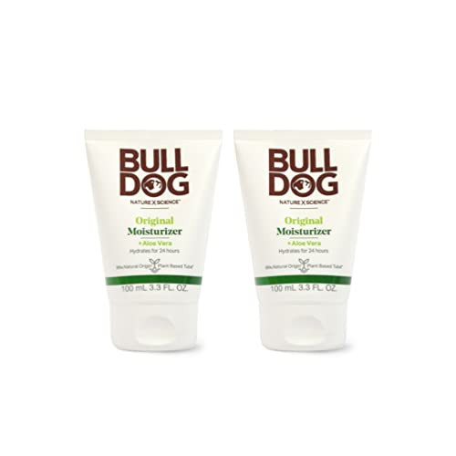 Bulldog Mens Skincare And Grooming Original Facial Moisturizer 3.3 Fluid Ounce - Pack Of 2