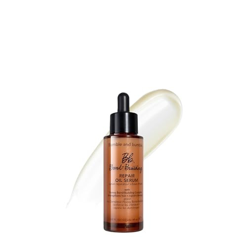 Bumble And Bumble. Bond-Building Hair Repair Oil Serum Treatment Reduces Breakage And Frizz For Damaged Curly Wavy Straight Hair Types 1.62 Fl Oz