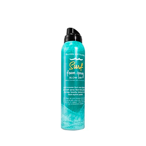 Bumble And Bumble. Surf Foam Spray Blow Dry Hair Lightweight Volume Mousse Adds Beachy Texture + Hold Uv Protection For Fine To Medium Wavy Straight Hair Types 4 Ounce