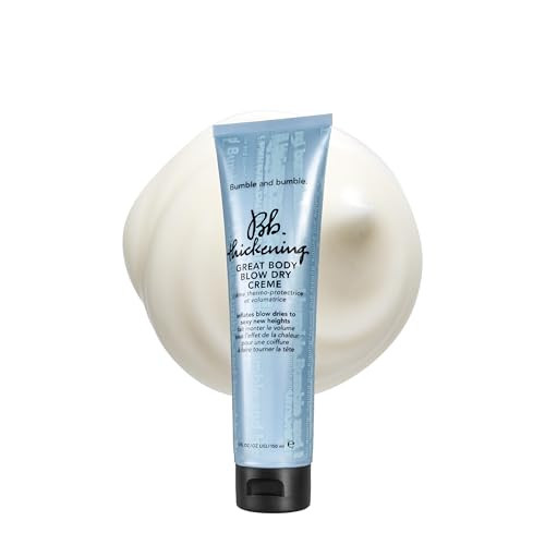 Bumble And Bumble. Thickening Great Body Volumizing Blow Dry Cream For Voluminous Blowouts Heat Protection For Fine To Medium Wavy Straight Hair Types 5 Fl Oz