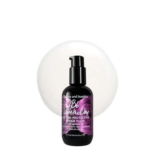 Bumble And Bumble. Save The Day Protective Hair Repair Fluid Daily Serum Softens And Strengthens Uv Filter For All Damaged Curly Wavy Straight Hair Types 3.2 Fl Oz