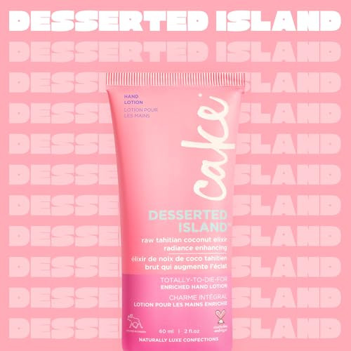 Cake Beauty Desserted Island Enriched Hand Lotion 2 Ounces
