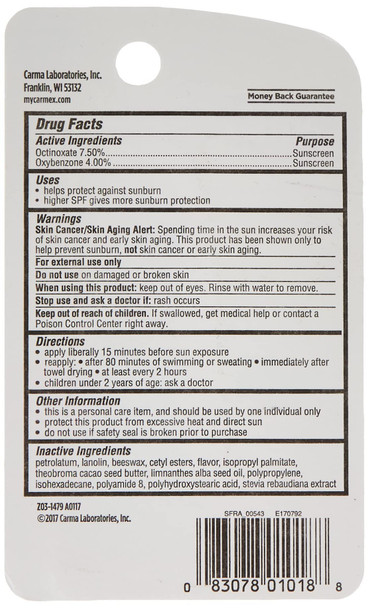 Carmex Daily Care Lip Balm Strawberry Spf 15 0.35 Oz (Tube In Blister Pack)